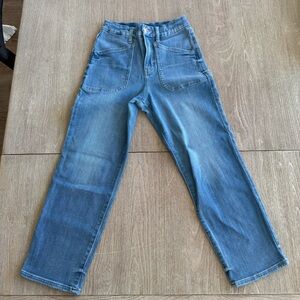Express Classic Blue Straight Jeans